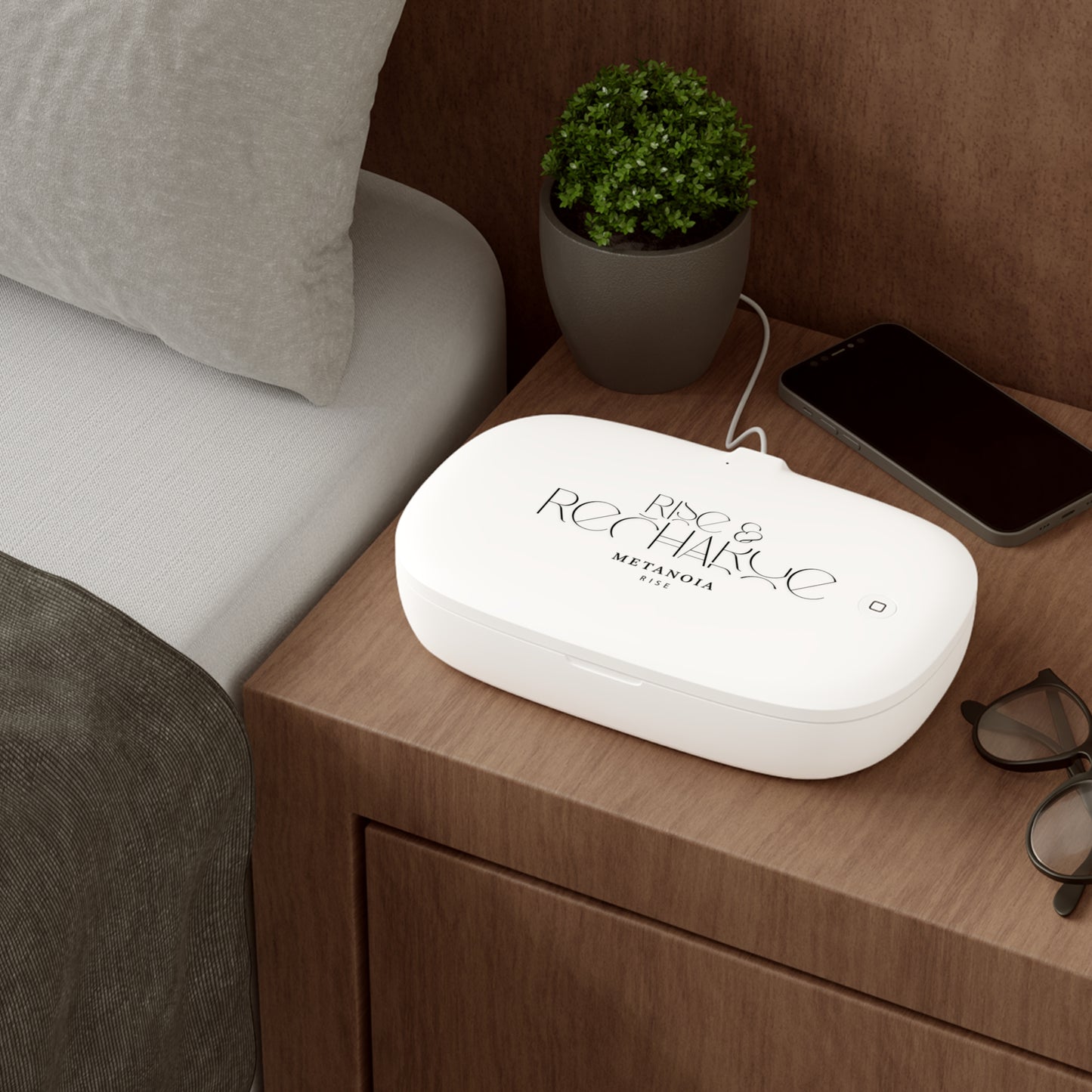 UV Phone Sanitizer & Wireless Charging Pad