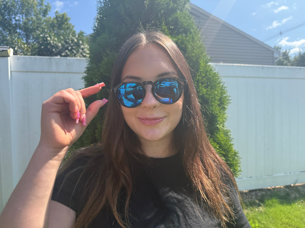 Metanoia Rise UV400 Sunglasses – Blue Mirror Lens