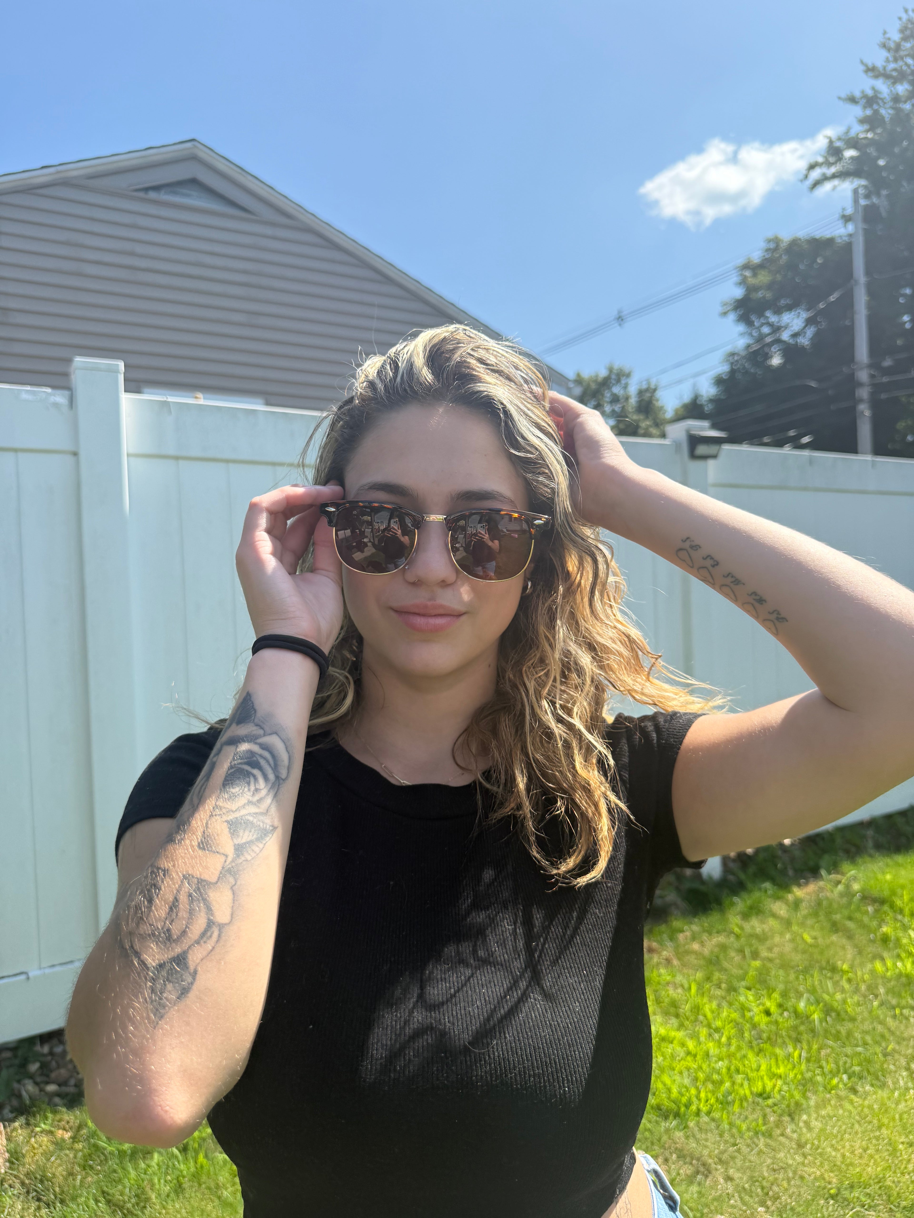 Metanoia Rise Tortoise Rimless UV400 Protection Sunglasses