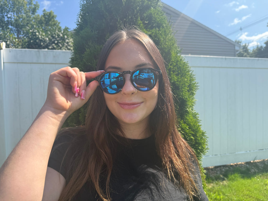 Metanoia Rise UV400 Sunglasses – Blue Mirror Lens