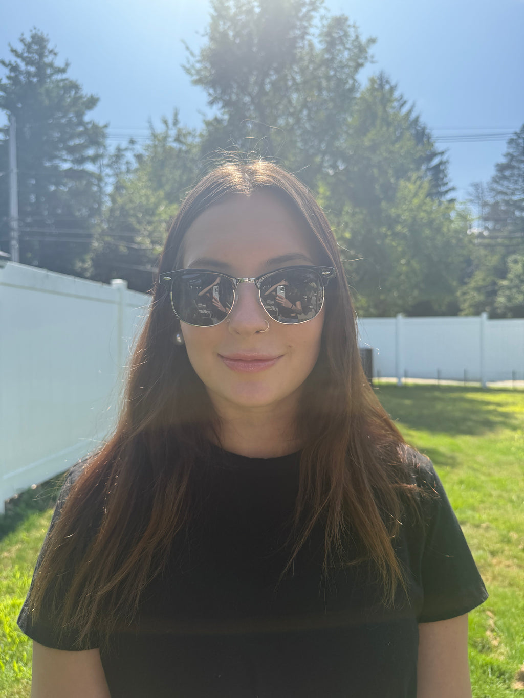 Metanoia Rise UV400 Sunglasses – Black & Gold Accent