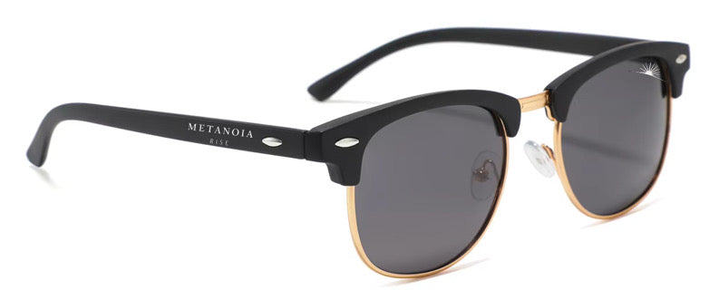 Metanoia Rise UV400 Gold Accent Sunglasses