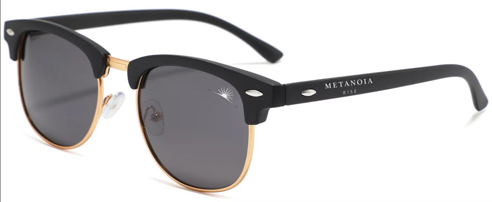 Metanoia Rise UV400 Gold Accent Sunglasses